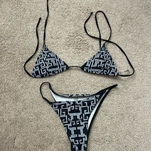 Shein swim bikini with matching cover up